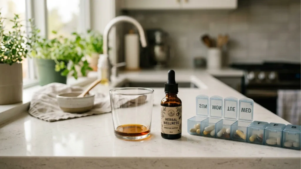 Herbal support and prescribed medication used together in an integrative Lyme treatment plan